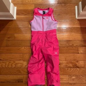 Girls north face bibs